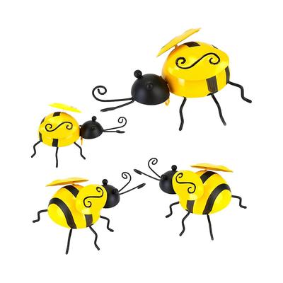 Fresh Fab Finds 4Pc Bumble Bee Ornament Set
