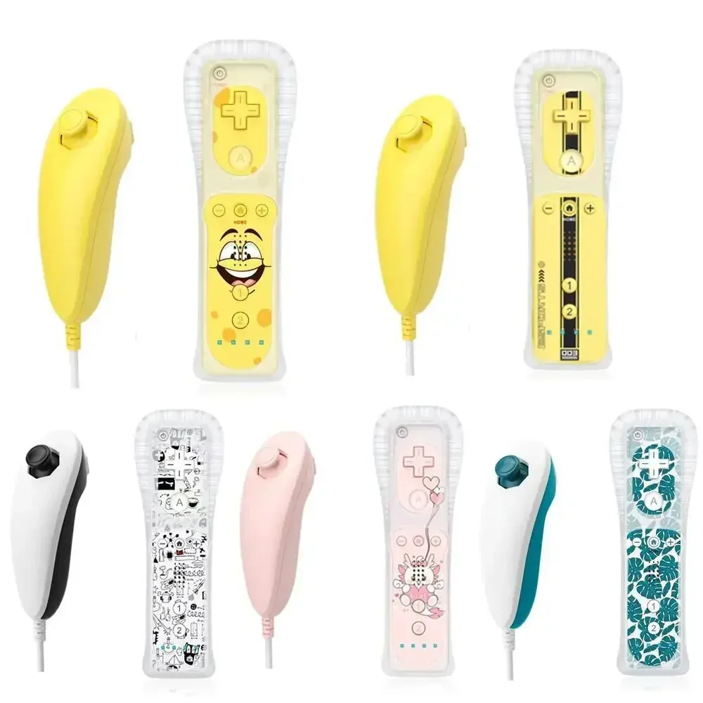 Für Nintendo Wii U Joystick 2 in 1 Wireless Remote Gamepad Controller Set Motion Plus Fernbedienung Gamepad Spiele Steuerung Image