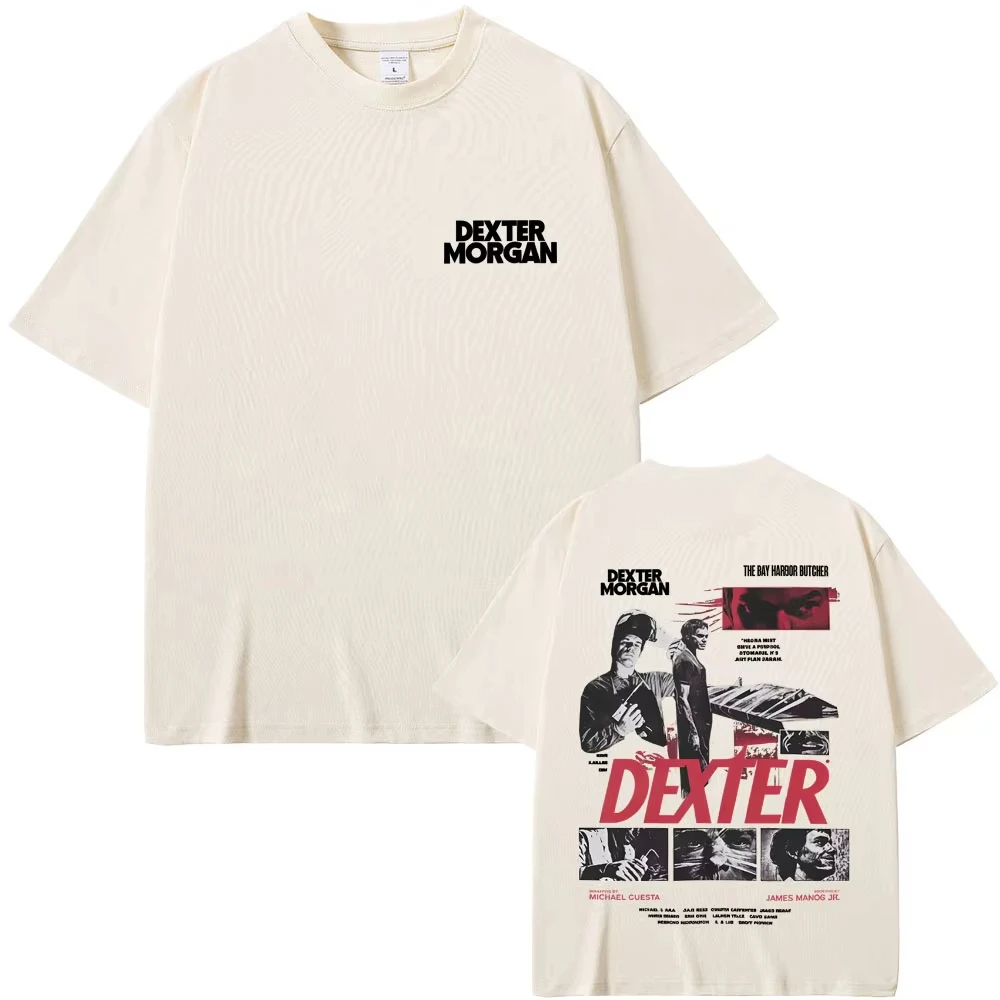 Dexter Morgan The Bay Harbor Butcher T-shirt männer Frauen Kleidung Casual Baumwolle Vintage T Shirts Männliche Hip Hop Übergroßen t-shirt