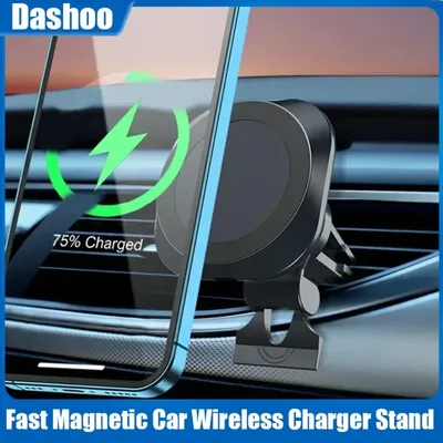 Magnetische Auto Drahtlose Ladegerät Ständer Telefon Halter Air Vent Halterung Clip Unterstützung Im Auto Schnelle Aufladen für iPhone 16-12 pro Max Mini