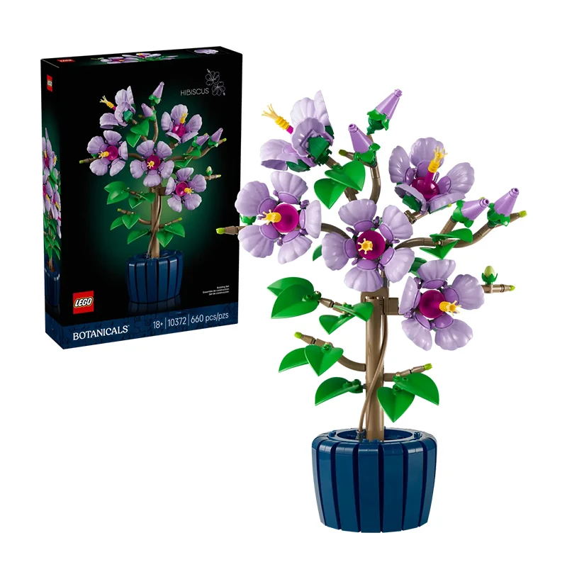 Lego-Bausteine, Weihnachten, Karneval, Monat 10372 10348 10347, Blumenstrauß-Serie, Desktop-Dekoration, Heimtextilien, Weihnachtsgeschenk Image