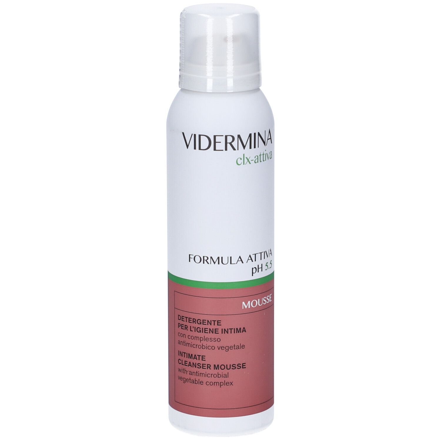 Vidermina Clx-Attiva Mousse Detergente per l´Igiene Intima 150 ml Schi