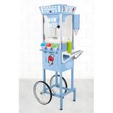 Nostalgia 54-Inch Tall Snow Cone Cart, Makes 72 Icy Treats, Includes Metal Scoop, 2 Syrup Bottles, 100 Paper Cups/Spoons, Storage Compartment | Wayfair