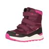 Winterstiefel TROLLKIDS "KIDS RAULAND WINTER BOOTS", Damen, Gr. 30, rosa (rotwood, magenta), Textil, Synthetik, sportlich, Schuhe, wasserdicht, Klettverschluss, reflektierende Details