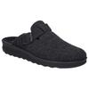 Pantoffel JOSEF SEIBEL "Metz 240", Herren, Gr. 41, grau (dunkelgrau), Filz, klassisch, Schuhe, Hausschuh, Clog, Filzschuh in Komfortweite H (sehr weit)