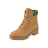 Schnürboots TIMBERLAND "CARNABY COOL MID LACE UP BOOT", Gr. 42, beige (wheat), Leder, sportlich, Schuhe, Winterstiefel, Schnürstiefel, Winterschuhe