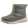 Winterboots SKECHERS "ON-THE-GO STELLAR", Damen, Gr. 36, grün (olivgrün), Lederimitat, casual, Schuhe, Snowboots mit gestepptem Schaft
