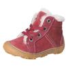 Winterstiefel PEPINO BY RICOSTA "Elia WMS: weit", Kinder, Gr. 23, rot, Leder, casual, Schuhe, Lauflernschuh mit Warmfutter, Größenschablone zum Download