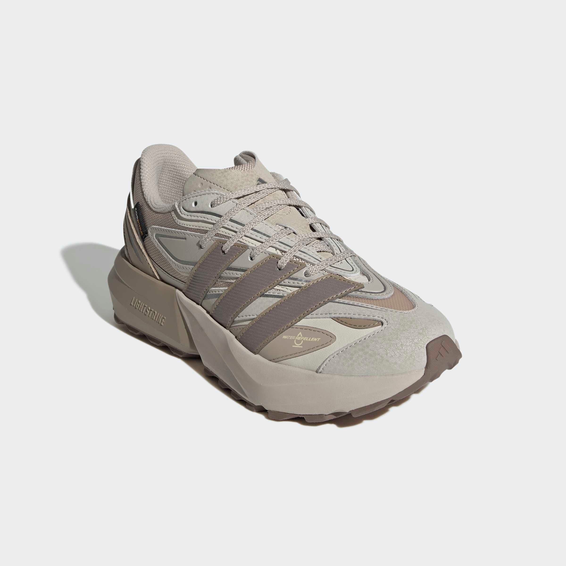 Sneaker ADIDAS SPORTSWEAR "LIGHTBLAZE ATR E", Gr. 42, braun (wonder beige, trace braun, iron metallic), Leder, Synthetik, Textil, Schuhe