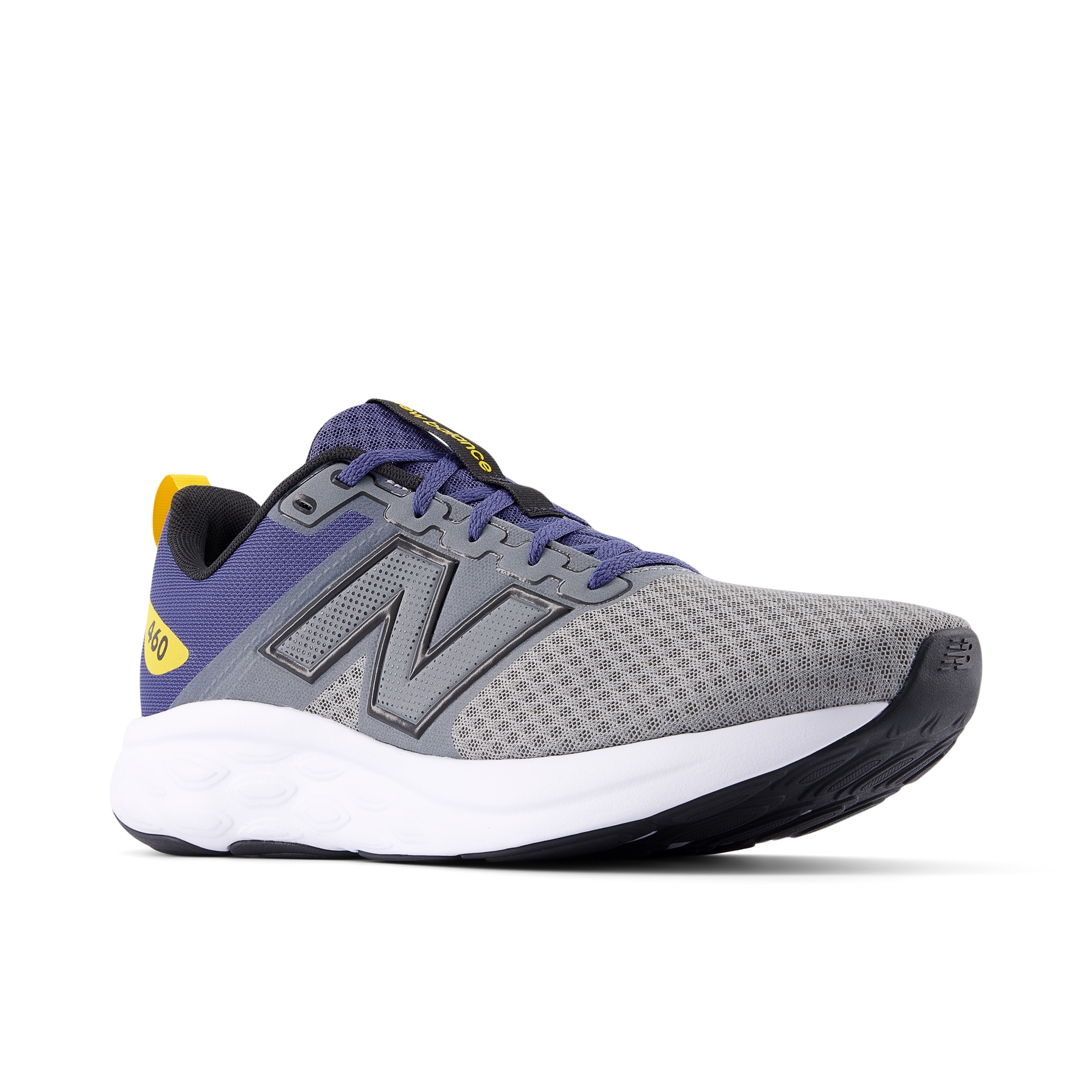 Laufschuh NEW BALANCE "M460", Gr. 43, slate grau, d, Synthetik, Textil, sportlich, Schuhe