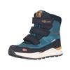 Winterstiefel TROLLKIDS "KIDS RAULAND WINTER BOOTS", Damen, Gr. 40, nordic blau, navy, Textil, Synthetik, sportlich, Schuhe, wasserdicht, Klettverschluss, reflektierende Details