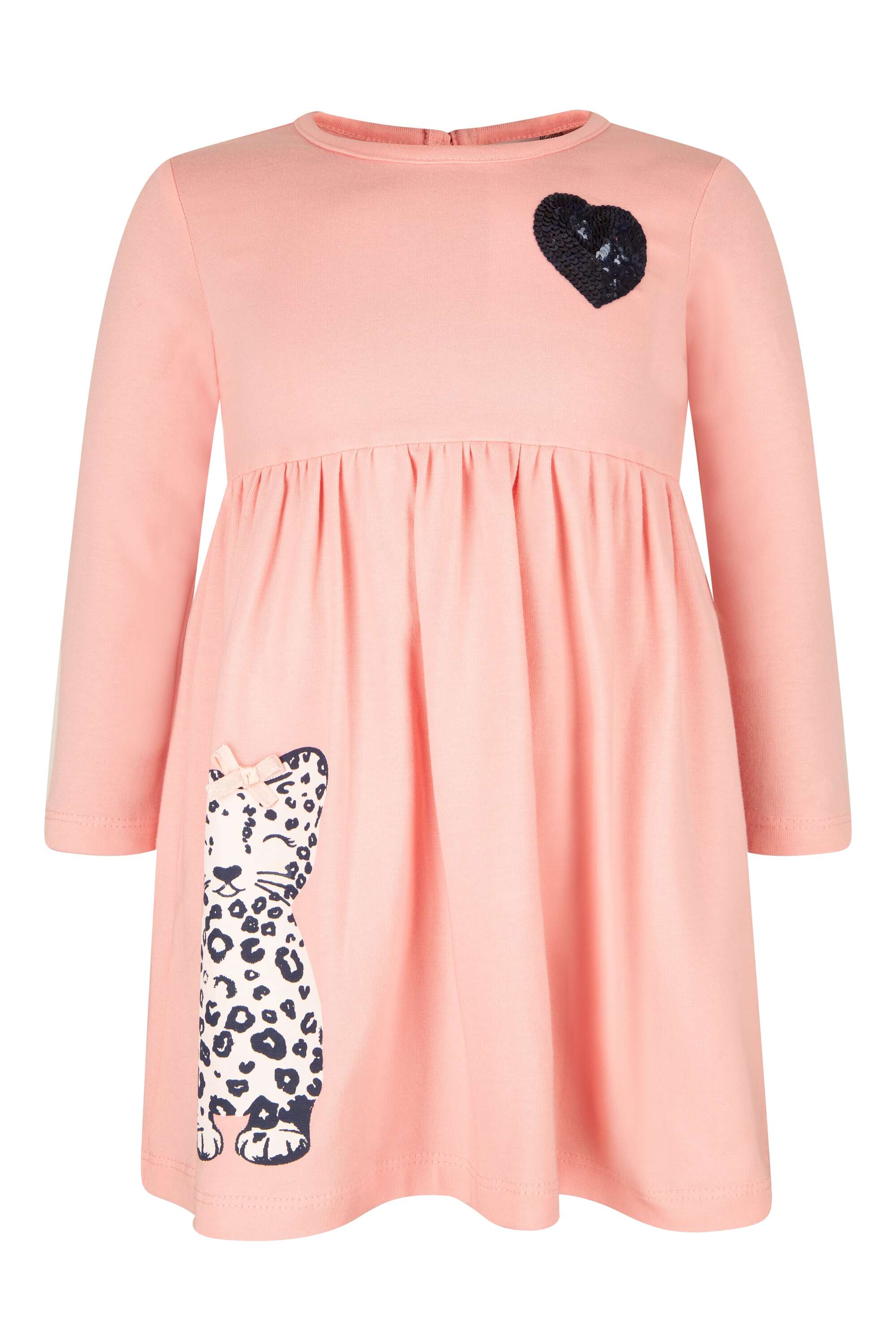 Sommerkleid HAPPY GIRLS "dress", Mädchen, Gr. 86, EURO-Größen, salmon pink, Stoff, 100% Baumwolle, normal, Kleider Image