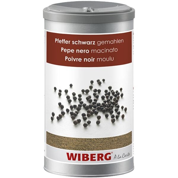 WIBERG Pfeffer schwarz gemahlen 555 g schwarz Image