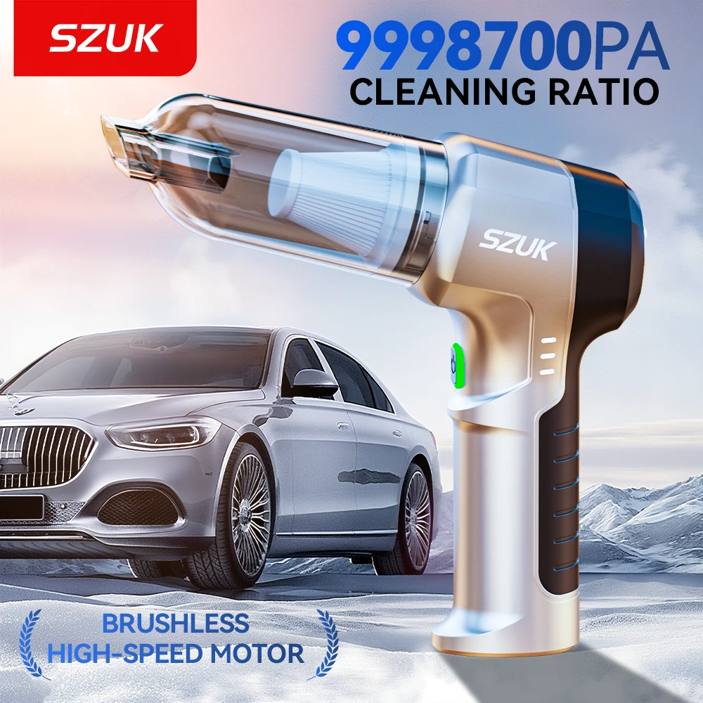 SZUK C017Max aspirateur de voiture forte aspiration sans fil Portable aspirateur à main puissant souffleur d