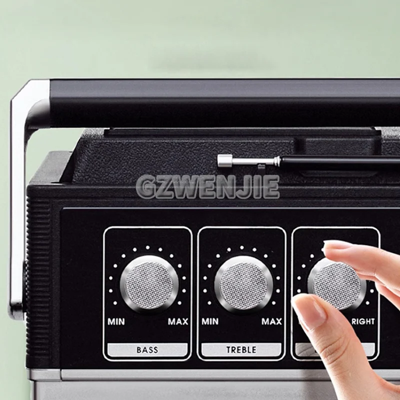 Retro Vollband-Bluetooth-Lautsprecher Radio Volkswagen Kassettenspieler Recorder Multi-Unterstützung TF-Karte/USB-Funktion Bluetooth Connect Image