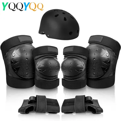 7Pcs Protective Gear Set for Youth/Adult Kids Knee Pads Elbow Pads Wrist Guards for Skateboarding Roller Skating Inline Skate