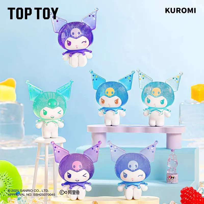 Sanrio Soda Series Kuromi Melody Blind Box Handmade Decoration Cute Anime Toy Collectibles Mini Surprise Box Gift