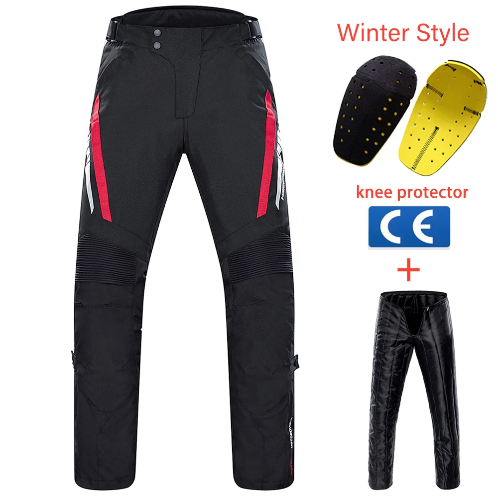 Herren-Motorrad-Reithose für alle Jahreszeiten, wasserdicht und warm, für Offroad-Motorradrennen, Anti-Drop-reflektierende Jackenhose Image