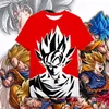 25/26 neue Anime DragonBallZ kinder T-shirt Tops Vegeta Männer Sommer Hip Hop Goku Mode Harajuku Stil Kurzarm T-shirts