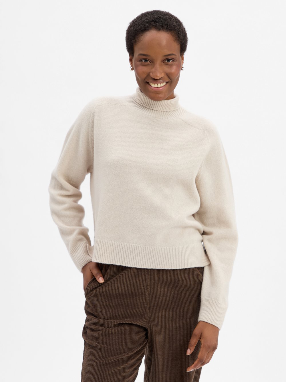 Drykorn Pullover aus Schurwolle Damen beige, S Image