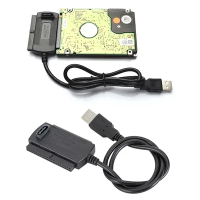 1 Stück 3 IN 1 USB 2.0 auf IDE Adapter Konverterkabel für 2,5 3,5 Zoll Festplatte HD