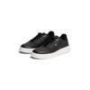 Plateausneaker TOMMY HILFIGER "TH SPORTY CUPSOLE LEATHER", Damen, Gr. 41, schwarz, Leder, unifarben, sportlich, Schuhe, Freizeitschuh, Halbschuh, Schnürschuh mit seitlichem Logo