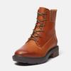 Schnürboots TIMBERLAND "BRIMFIELDMID LACE UP BOOT", Gr. 39,5, braun (medium braun full grain), Leder, sportlich, Schuhe, Winterstiefel, Schnürstiefel, Winterschuhe