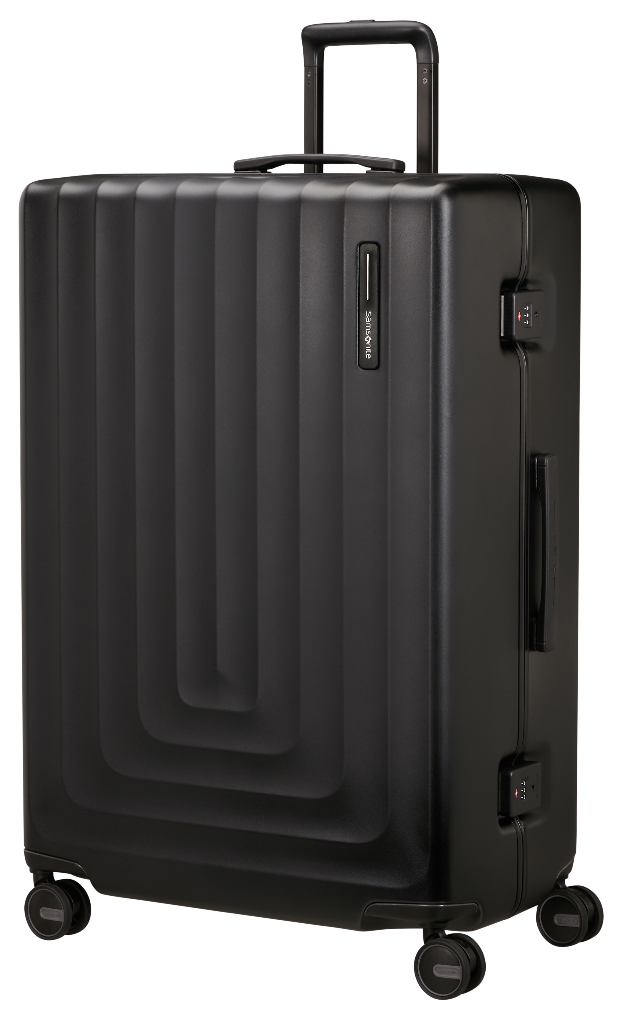 Hartschalen-Trolley SAMSONITE "FOCUS, verschiedene Größen und Farben", Gr. B/H/T: 55cm x 81cm x 30cm 115, matt graphite, Polycarbonat, Koffer, Reisegepäck, Hartschalen-Koffer, TSA-Schloss Image