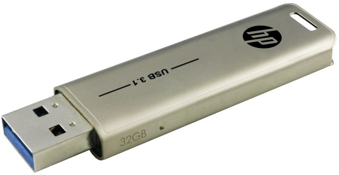 HP USB-Stick "x796w", silber (silberfarben), 32GB GB, USB-Sticks Image