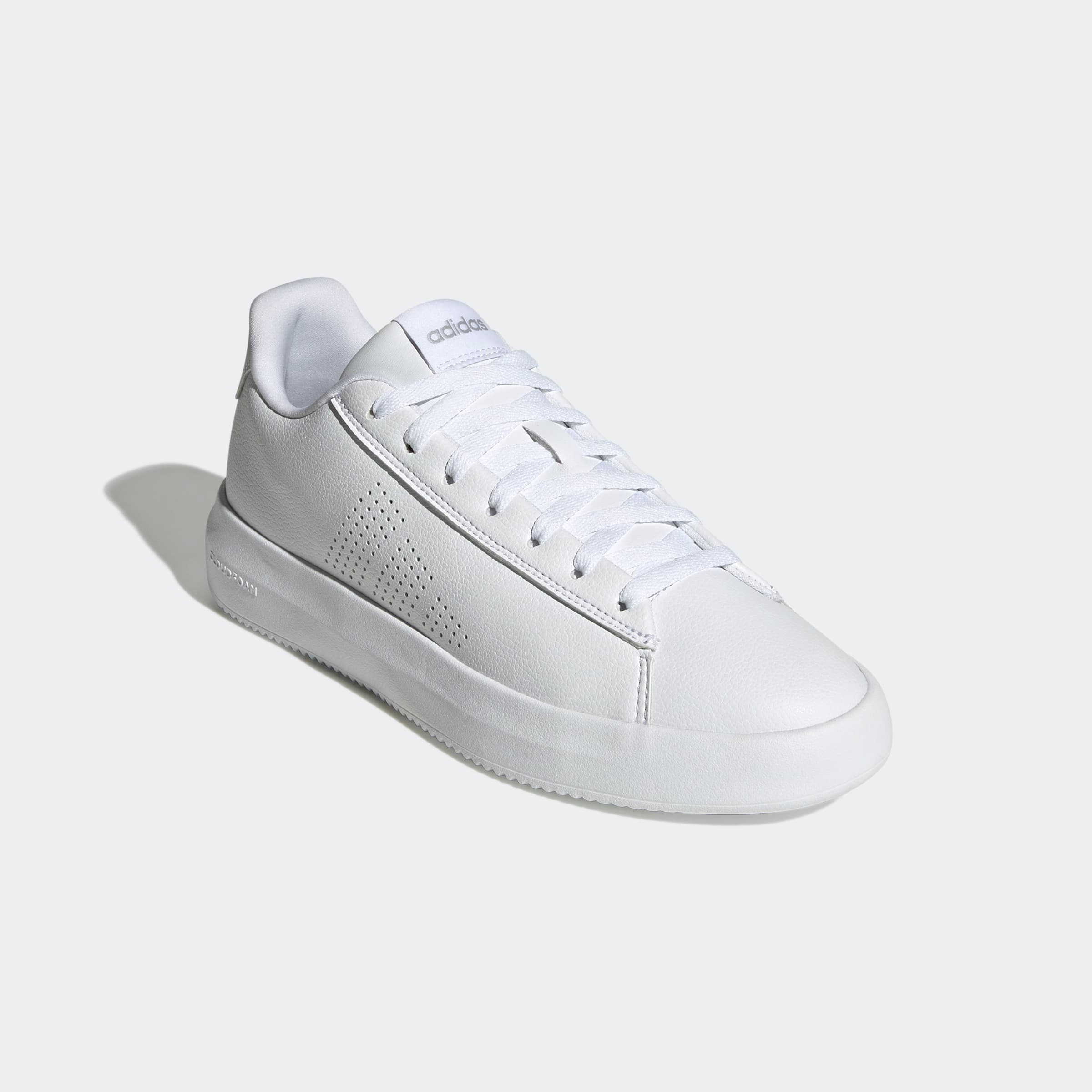 Sneaker ADIDAS SPORTSWEAR "ACESMASH BASE E", Gr. 42,5, cloud weiß, core schwarz, grau two, Synthetik, Textil, sportlich, Schuhe