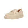 Slipper CLARKS "Mayhill", Damen, Gr. 41, beige, Leder, casual, Schuhe, mit Komfort-Fußbett