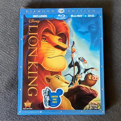 Disney Media | Disney The Lion King Blu-Ray + Dvd Set - Blue And Gold | Color: Blue/Orange | Size: Os