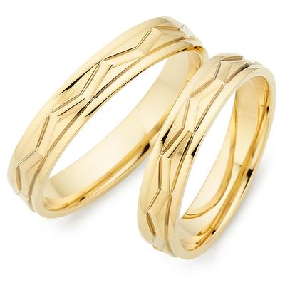 Trauring PHÖNIX "Schmuck, Partnerring, Ehering, Verlobungsring, Freundschaftsring" Gr. 56, gold (gelbgoldfarben), Fingerringe, 56, Silber 925 (Sterlingsilber), 4mm, Made in Germany Image
