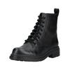 Schnürstiefelette CLARKS "Clarks Stiefelette Leder", Damen, Gr. 38, schwarz, Leder, casual, Schuhe
