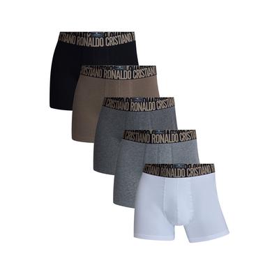 CR7 Cristiano Ronaldo Herren Trunk Cotton Stretch & Travel Bag 5-Pack Unterhose, Unterwäsche, Boxer Image