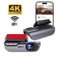 2160P Registrazione automatica all'avvio Automobile DVR 170 Gradi Angolo ampio CMOS 4 pollice / Nessuno schermo (uscita tramite APP) Dash Cam con Visione Notturna / Registrazione in loop / USB-Disk No