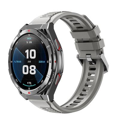 X28 Smart Watch 1.43 inch Smartwatch Fitness Running Watch Bluetooth Pedometer Call Reminder Activity Tracker Compatible with Android iOS Women Men GPS Long Standby Waterproof IP68 22mm Watch Case