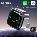 Wireless CarPlay Android Auto AI Box Plug & Play Auto Connect 2in1 per auto Guarda Netflix YouTube in Car 5G WiFi HD Xlintek KM12