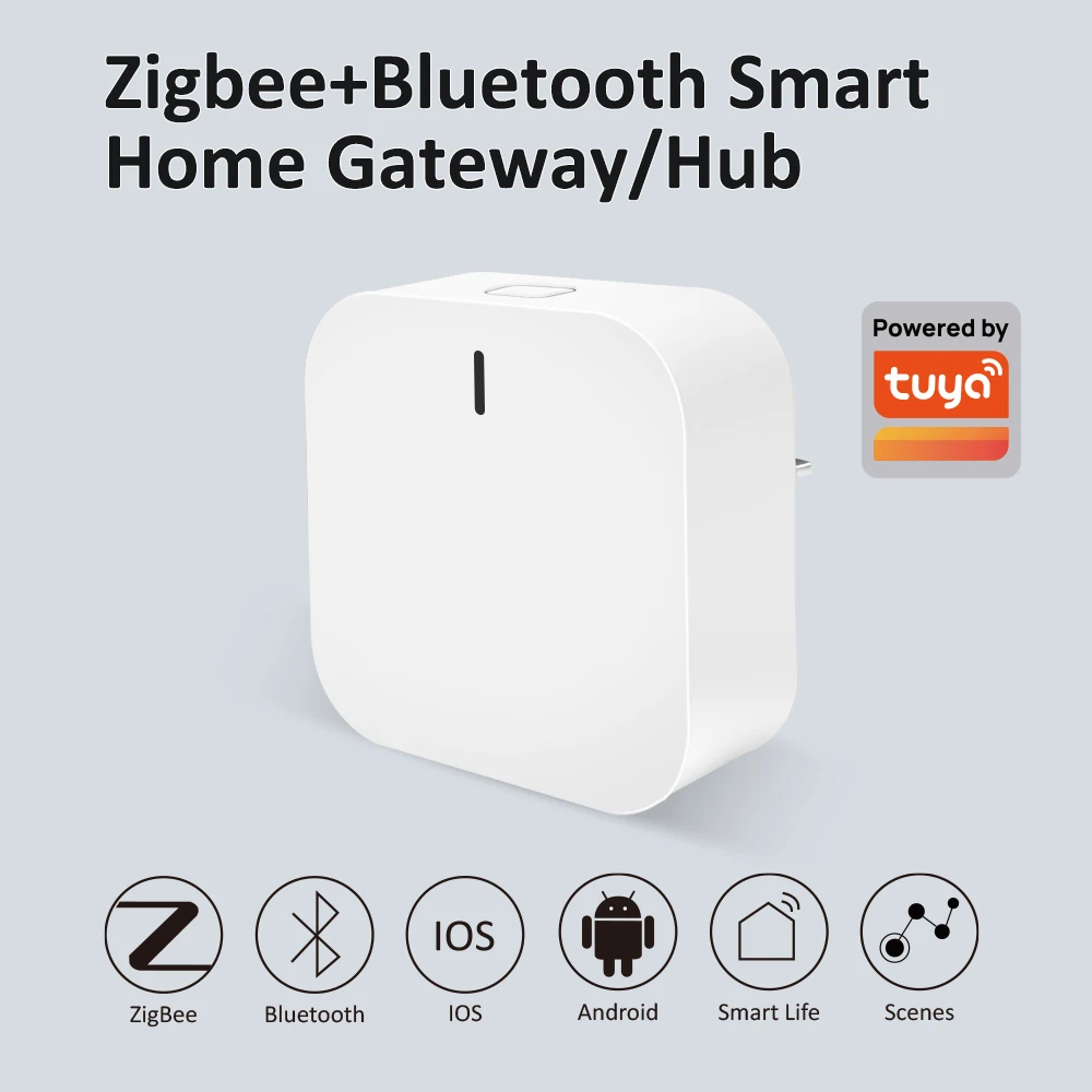 Tuya Zigbee Bluetooth Smart Home Gateway Hub mit Plug-in Multimode Gateway Bridge für Smart Home Automation mit Alexa Image