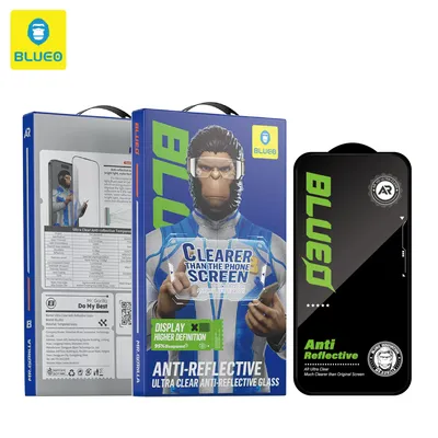Blueo For iphone 17 pro Screen Protector Ultra Clear AR Anti-Reflective Tempered For iPhone 17 Pro Max Screen Protector