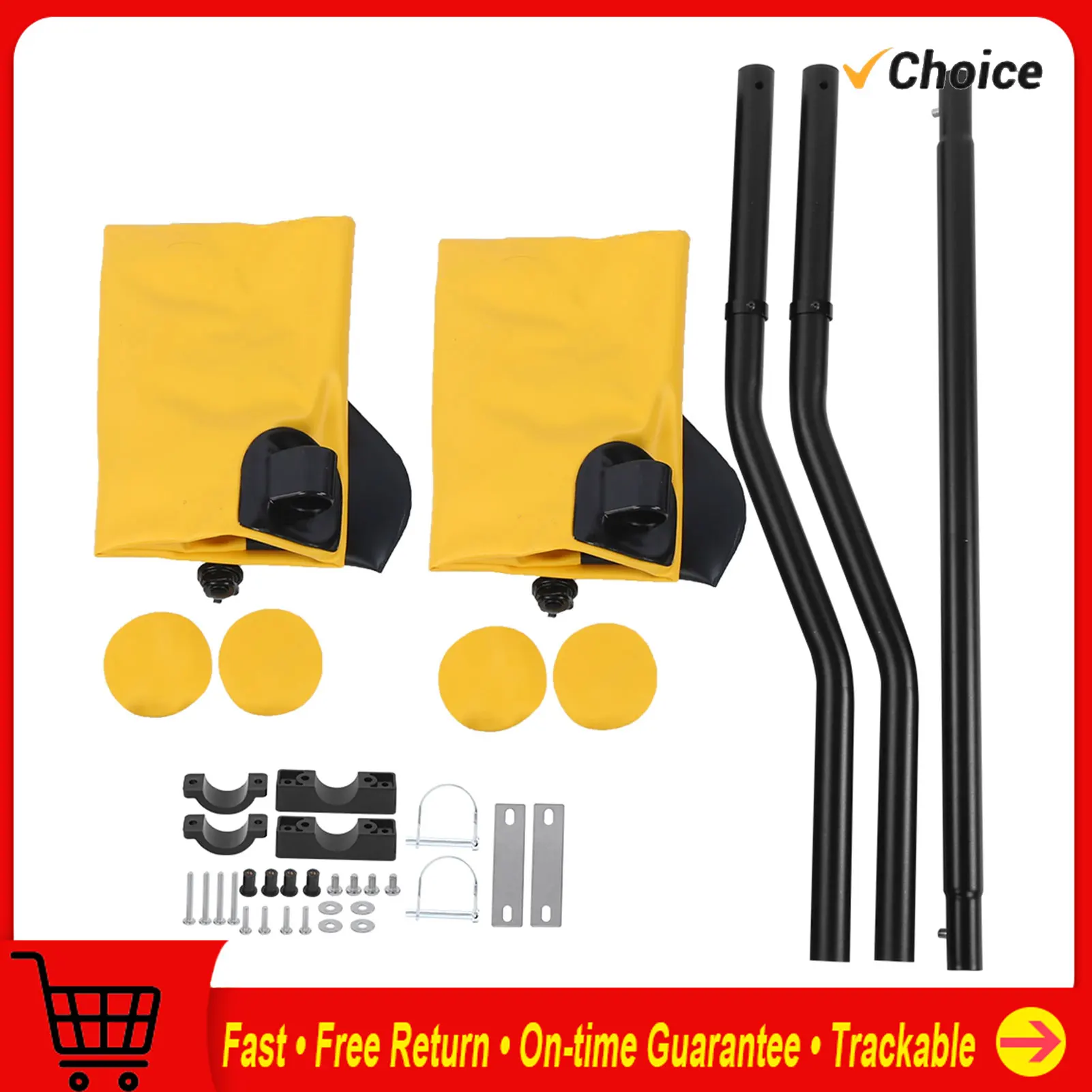 Kajak-Ausleger-Set, aufblasbarer Kajak-Stabilisator, PVC-Kanu-Ausleger-Set, schwimmendes Ausgleichsboot-Zubehör, Kanu-Boot-Zubehör Image