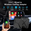 2025 Adattatore wireless CarPlay Android Auto 2 in 1 Dongle USB compatto con WiFi 5G Bluetooth per auto cablate in fabbrica al 99% Plug Play