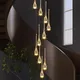 Sala da pranzo moderna Sala da pranzo Lampade a sospensione Illuminazione per interni Lampada da soffitto a sospensione Lampadari a led per soggiorno illuminazione interna