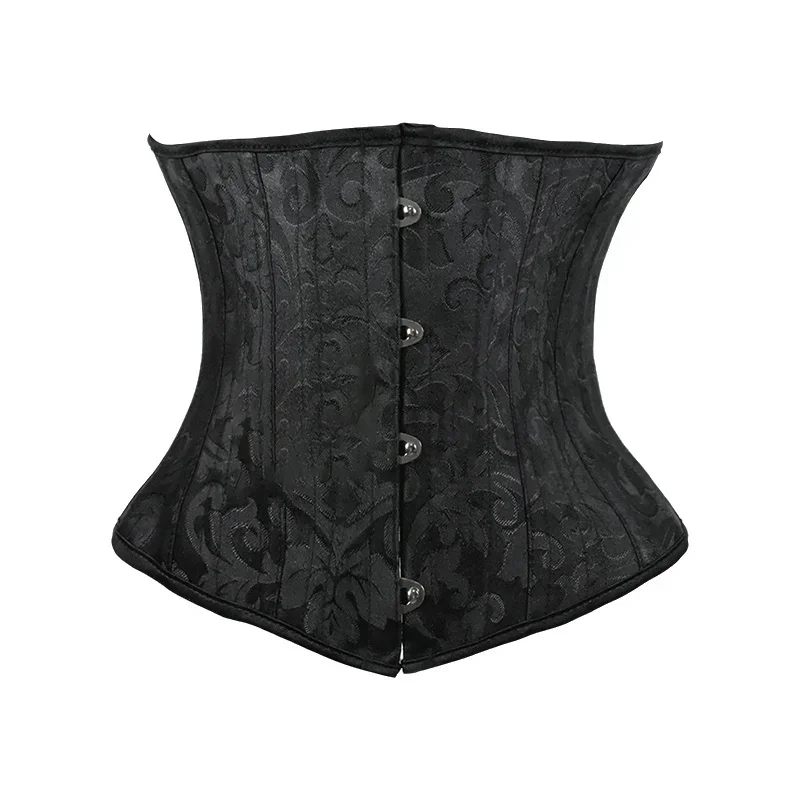 Unterbrust Weiß Schwarz Korsett Frau Gürtel Plus Größe Top Kurze Stahl Ohne Knochen Hüftgürtel Abnehmen Taille Shaper Gothic Kleidung Mieder