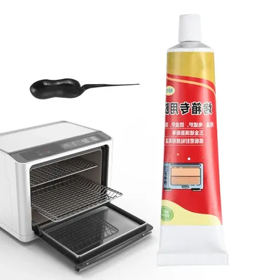 Oven Glue Oven Panel Glue High Temperature Sealant Adhesive Leak Proof Fast Drying Sealant for Oven Cooktop Microwave