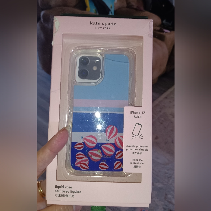 Kate Spade Cell Phones & Accessories | Kate Spade I Phone 12 Mini Liquid Phone Case Durable New W Tags Perf Cond | Color: Green | Size: Os