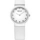 BERING Women Analog Quartz ceramic collection Watch with Calfskin Leather Strap and Sapphire Crystal 10729-854