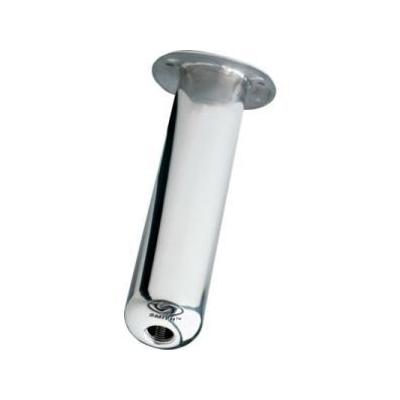 Ce Smith Flush Mt Rod Holder Silver Stainless 10.5" 30 Deg