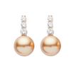 US Polo Assn Jewellery Mila Gelbgold-Ohrringe
