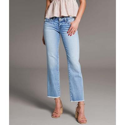 Stella Cropped Straight Stretch Jean - Blue - BKE Jeans